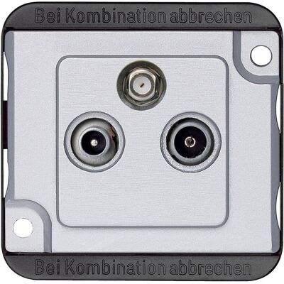 Merten 259160 Steckdose - 3-fach Sat-Antennendose - Unterputz Merten 259160 Steckdose - 3-fach Sat-Antennendose - Unterputz