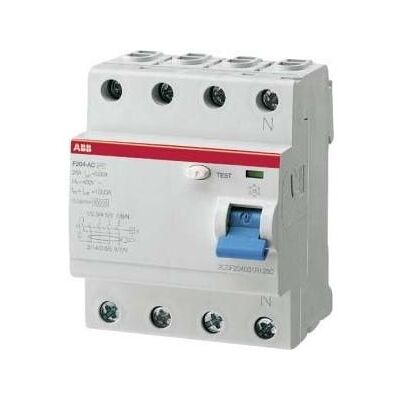 ABB F204A-100/0,3 - FI-Schutzschalter - 4-polig ABB F204A-100/0,3 - FI-Schutzschalter - 4-polig