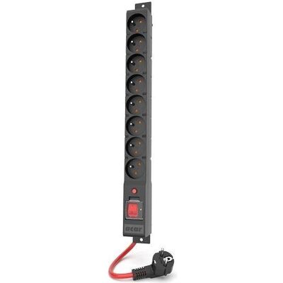 Acar, Steckdosenleiste, Überspannungsschutz R8 POWER 10M 8x FR 16A (8x, CEE 7/4, 10 m) Acar, Steckdosenleiste, Überspannungsschutz R8 POWER 10M 8x FR 16A (8x, CEE 7/4, 10 m)