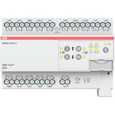 ABB Modell S16.16.7.1 KNX Schalt-/Jalousieaktor - 16A, 16 Kanäle ABB Modell S16.16.7.1 KNX Schalt-/Jalousieaktor - 16A, 16 Kanäle