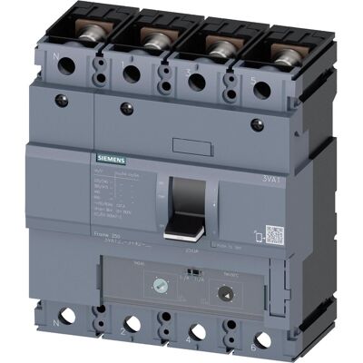 Siemens 3VA1220-4GF42-0AA0 Leistungsschalter - 140-200A, IP40, 4-polig Siemens 3VA1220-4GF42-0AA0 Leistungsschalter - 140-200A, IP40, 4-polig