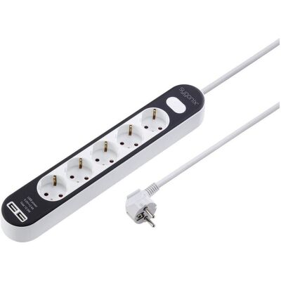 Sygonix Mehrfachsteckdose - 5 Outlets, USB, Schalter Sygonix Mehrfachsteckdose - 5 Outlets, USB, Schalter