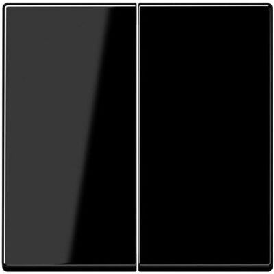 JUNG A1702SW - Lichtschalter - 2-fach, Glänzend Schwarz JUNG A1702SW - Lichtschalter - 2-fach, Glänzend Schwarz