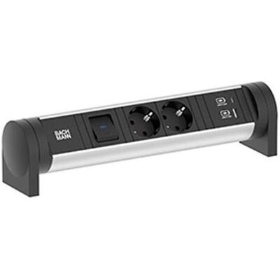 Bachmann Modell 708.001 Steckdosenleiste - Tisch, 2 Steckdosen, USB, 22W Bachmann Modell 708.001 Steckdosenleiste - Tisch, 2 Steckdosen, USB, 22W