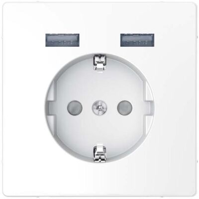 Merten MEG2366-6034 Anthrazit USB-Steckdose - Schuko-Steckdose Merten MEG2366-6034 Anthrazit USB-Steckdose - Schuko-Steckdose
