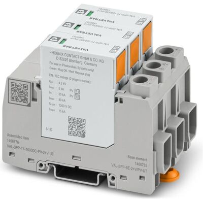 Phoenix Contact 1466776 VAL-SPP-T1-1000DC-PV-2+V-UT - Überspannungsschutz Phoenix Contact 1466776 VAL-SPP-T1-1000DC-PV-2+V-UT - Überspannungsschutz
