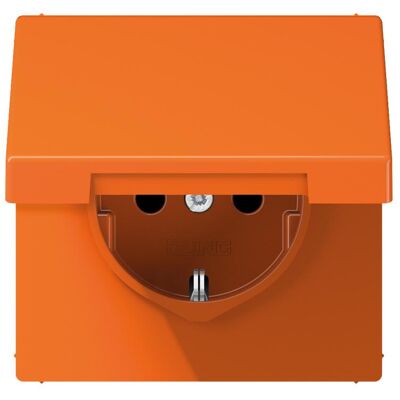Jung LS 1520 BFKIKL O - SCHUKO-Steckdose, orange, mit Abdeckung Jung LS 1520 BFKIKL O - SCHUKO-Steckdose, orange, mit Abdeckung