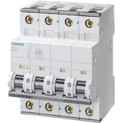 Siemens Modell 5SY7432-6 Leitungsschutzschalter 400V 15kA 4p.B 32A Siemens Modell 5SY7432-6 Leitungsschutzschalter 400V 15kA 4p.B 32A