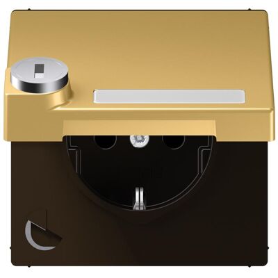 Jung Laton klassische 16A 250V Schuko-Steckdose mit Abdeckung - Elektrische Steckdose Jung Laton klassische 16A 250V Schuko-Steckdose mit Abdeckung - Elektrische Steckdose