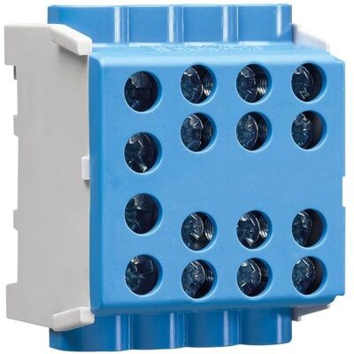 Hager KH35N8 - 1-polige Abzweigklemme - Blau - 100A Hager KH35N8 - 1-polige Abzweigklemme - Blau - 100A