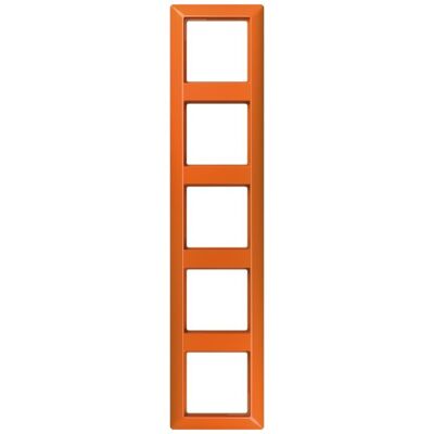 JUNG AS 585 BF O - Rahmen 5-fach orange - Schalterrahmen JUNG AS 585 BF O - Rahmen 5-fach orange - Schalterrahmen