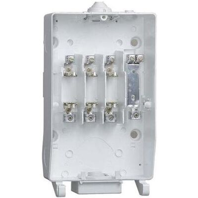 ABN HK334C Hausanschlusskasten - DIN43627, 1x3-NH00, Elektronikzubehör ABN HK334C Hausanschlusskasten - DIN43627, 1x3-NH00, Elektronikzubehör
