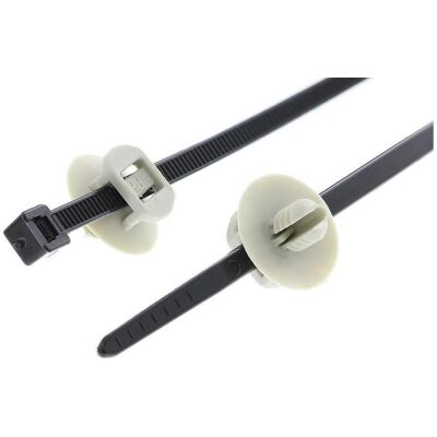 HellermannTyton Kabelbinder - 150mm, Schwarz, Nylon 66 - Sichere Befestigung HellermannTyton Kabelbinder - 150mm, Schwarz, Nylon 66 - Sichere Befestigung