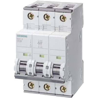 Siemens 5SY7340-6 Leitungsschutzschalter - 3P, 40A, 400V, B, 70mm Siemens 5SY7340-6 Leitungsschutzschalter - 3P, 40A, 400V, B, 70mm