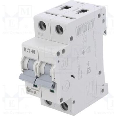 Eaton Schutzschalter, Leistungsschalter 2P B 6A 6kA AC xPole Home HN-B6/2 194858 Eaton Schutzschalter, Leistungsschalter 2P B 6A 6kA AC xPole Home HN-B6/2 194858