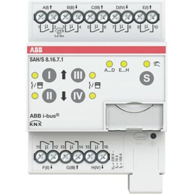 ABB SAH/S8.16.7.1 - 8-Kanal KNX Jalousie- und Schaltaktor ABB SAH/S8.16.7.1 - 8-Kanal KNX Jalousie- und Schaltaktor
