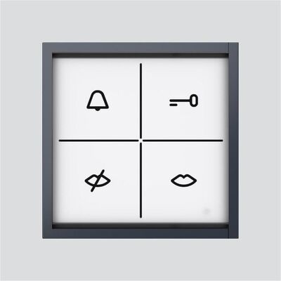 Siedle, Zubehör Gebäudesicherheit, S. & Soehne Zustandsanzeige-Modul anthrazitgrau ZAM 600-01 AG Siedle, Zubehör Gebäudesicherheit, S. & Soehne Zustandsanzeige-Modul anthrazitgrau ZAM 600-01 AG