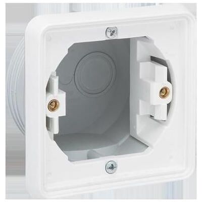 NIKO Hydro IP55 Steckdose - 1 Modul, Weiß - Steckdose NIKO Hydro IP55 Steckdose - 1 Modul, Weiß - Steckdose