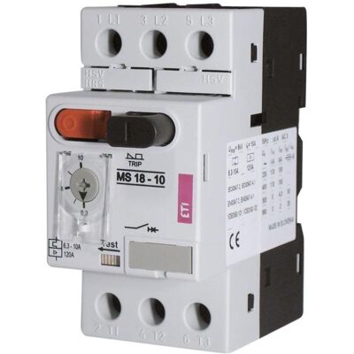 Eti, Zubehör Antriebstechnik, Polam Motorschutzschalter 3P 4kW 6,3-10A MS18-6,3-10A - 004600349 Eti, Zubehör Antriebstechnik, Polam Motorschutzschalter 3P 4kW 6,3-10A MS18-6,3-10A - 004600349