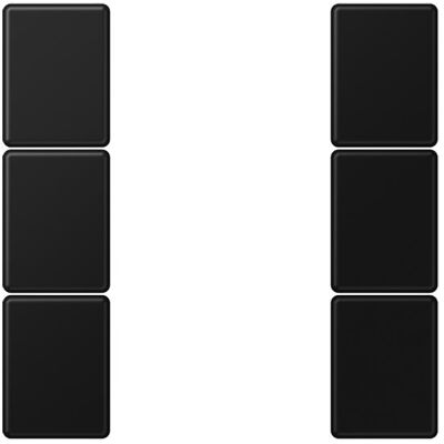 JUNG A503TSASWM - Tastensatz komplett 3-fach - Schalter JUNG A503TSASWM - Tastensatz komplett 3-fach - Schalter