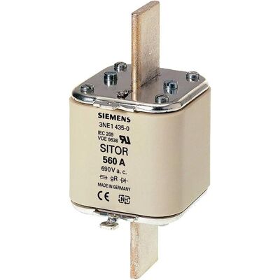 Siemens Sicherung, SITORSicherungseinsatz Messerkontakten NH A gR Un AC 69 (670 A) Siemens Sicherung, SITORSicherungseinsatz Messerkontakten NH A gR Un AC 69 (670 A)