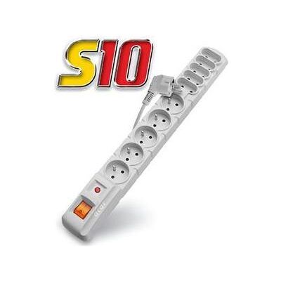 Acar, Steckdosenleiste, Distribution board S10/3m 5+5x220V black+overcurrent protection (10x, CEE 7/4, 3 m) Acar, Steckdosenleiste, Distribution board S10/3m 5+5x220V black+overcurrent protection (10x, CEE 7/4, 3 m)