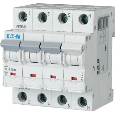 Eaton PXL-C16/3N - LS-Schalter - 16A 3p+N Eaton PXL-C16/3N - LS-Schalter - 16A 3p+N