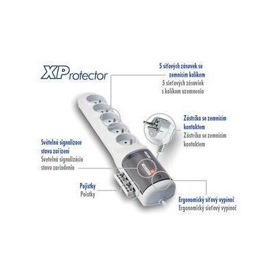 Acar, Steckdosenleiste, Rozvodný panel XProtector/3m 5x220V bílý (5x, CEE 7/4, 3 m) Acar, Steckdosenleiste, Rozvodný panel XProtector/3m 5x220V bílý (5x, CEE 7/4, 3 m)