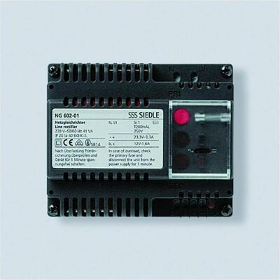 Siedle, Zubehör Gebäudesicherheit, NG 602-01 Audio-Netzgerät Siedle, Zubehör Gebäudesicherheit, NG 602-01 Audio-Netzgerät