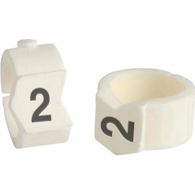 Brady, Kabelverbindung Zubehör, SCN-36-2, Clipsleeve, Weiss, Drahtmarkierer, Beschriftung "" 2 "", für Kabeldurchmesser von 8,6 Brady, Kabelverbindung Zubehör, SCN-36-2, Clipsleeve, Weiss, Drahtmarkierer, Beschriftung "" 2 "", für Kabeldurchmesser von 8,6