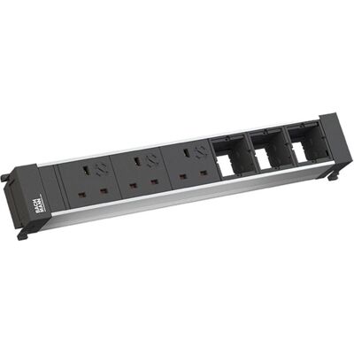 Bachmann Steckdosenleiste mit 3 UK-Steckdosen - 0,2m Kabel Bachmann Steckdosenleiste mit 3 UK-Steckdosen - 0,2m Kabel