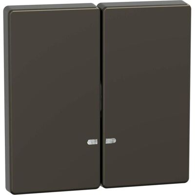 Merten MEG3420-6052 Doppelwippe Moccamet Kontrollfenster - Schalter System-Teil Merten MEG3420-6052 Doppelwippe Moccamet Kontrollfenster - Schalter System-Teil