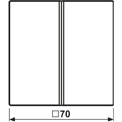 JUNG AL 2402 TSA D - 2-fach Schalterset - Aluminium - Schalter JUNG AL 2402 TSA D - 2-fach Schalterset - Aluminium - Schalter