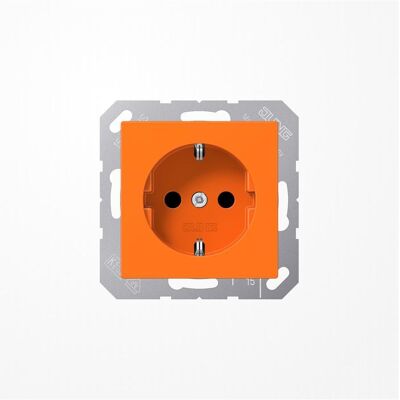 Jung A1520BFKIO Orange Kinderschutz-Schuko-Steckdose - Steckdose Jung A1520BFKIO Orange Kinderschutz-Schuko-Steckdose - Steckdose