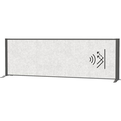 Maul, Trennwand, Akustik-Tischtrennwand MAULconnecto 9852689, hellgrau 160,0 x 50,0 cm (160 x 50 cm) Maul, Trennwand, Akustik-Tischtrennwand MAULconnecto 9852689, hellgrau 160,0 x 50,0 cm (160 x 50 cm)