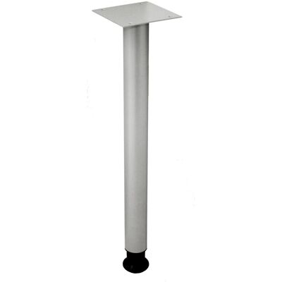 mcbuero.de - Stützfuß mit Anschraubplatte höhenverstellbar VE=2 S - Höhe 68-82,5 cm - Anschraubplatte: Ja - Verstellbar: Ja - Support foot mcbuero.de - Stützfuß mit Anschraubplatte höhenverstellbar VE=2 S - Höhe 68-82,5 cm - Anschraubplatte: Ja - Verstellbar: Ja - Support foot