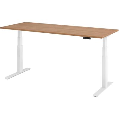 Hammerbacher, Schreibtisch, Sitz-Steh-Schreibtisch el.200x80cm Nuss/Weiss Hammerbacher, Schreibtisch, Sitz-Steh-Schreibtisch el.200x80cm Nuss/Weiss