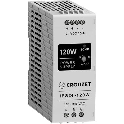 Crouzet 89452 DIN-Schienen-Netzteil - 24V DC 5A 120W Crouzet 89452 DIN-Schienen-Netzteil - 24V DC 5A 120W