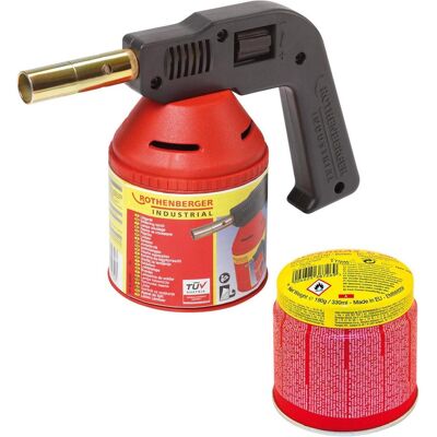 Rothenberger, Lötgerät, Industrial RoFlame Premium Lötlampe 1.750 °C inkl. 1x C200 Kartusche 330 ml mit ILL Sys (Lötlampe) Rothenberger, Lötgerät, Industrial RoFlame Premium Lötlampe 1.750 °C inkl. 1x C200 Kartusche 330 ml mit ILL Sys (Lötlampe)