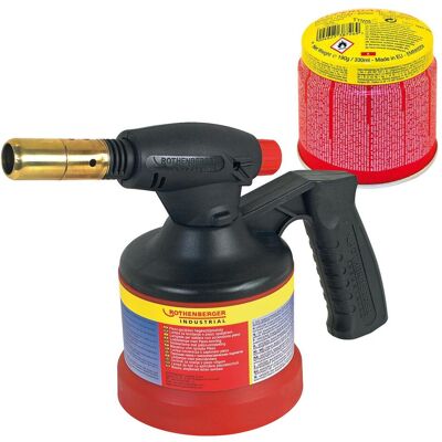 Rothenberger, Lötgerät, Industrial RoFlame Premium Lötlampe mit Piezo-Zündung 1.800 °C inkl. 1x C200 Kartusche (Lötlampe) Rothenberger, Lötgerät, Industrial RoFlame Premium Lötlampe mit Piezo-Zündung 1.800 °C inkl. 1x C200 Kartusche (Lötlampe)