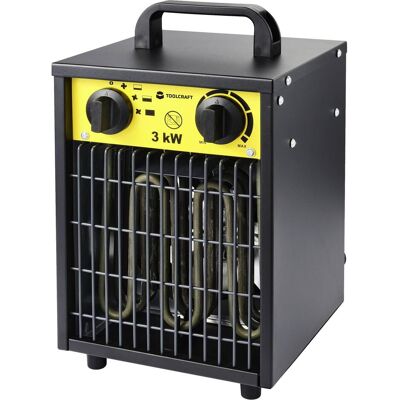 Toolcraft TO-8578335 Bauheizer 3000W Schwarz-Gelb, Heizkörper, Gelb, Schwarz Toolcraft TO-8578335 Bauheizer 3000W Schwarz-Gelb, Heizkörper, Gelb, Schwarz
