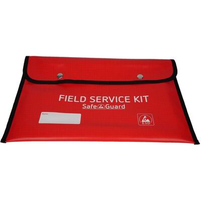 Safeguard, Zubehör Arbeitsschutz, ESD-FIELD SERVICE KIT, ESD-Arbeitsmatte 610 x 610mm, Vinyl, 4 Druckknopfe, rot (Statikschutz) Safeguard, Zubehör Arbeitsschutz, ESD-FIELD SERVICE KIT, ESD-Arbeitsmatte 610 x 610mm, Vinyl, 4 Druckknopfe, rot (Statikschutz)