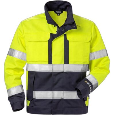 Fristads, Arbeitsjacke, Flame High Vis Jacke Kl. 3 4584 FLAM Grösse 4XL Warnschutz-Gelb/Marine (4XL) Fristads, Arbeitsjacke, Flame High Vis Jacke Kl. 3 4584 FLAM Grösse 4XL Warnschutz-Gelb/Marine (4XL)