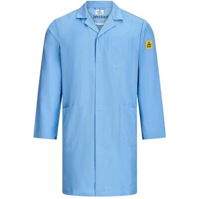Safeguard, Arbeitsjacke, ESD-Arbeitsmantel EcoLine hellblau (4XL) Safeguard, Arbeitsjacke, ESD-Arbeitsmantel EcoLine hellblau (4XL)