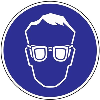 HP Autozubehör, Sicherheitskennzeichnung, Gebotszeichen ASR A1.3/BGV A8 Augenschutz benutzen Folie HP Autozubehör, Sicherheitskennzeichnung, Gebotszeichen ASR A1.3/BGV A8 Augenschutz benutzen Folie