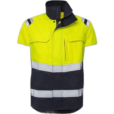 Fristads, Arbeitsjacke, Flamestat High Vis Jacke Kl. 2 4176 ATHS Grösse 4XL Warnschutz-Gelb/Marine (4XL) Fristads, Arbeitsjacke, Flamestat High Vis Jacke Kl. 2 4176 ATHS Grösse 4XL Warnschutz-Gelb/Marine (4XL)