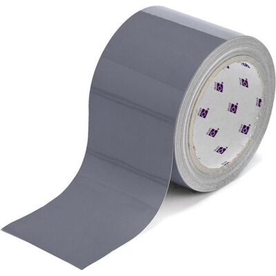 Brady, Sicherheitskennzeichnung, B-3, Bodenmarkierbänder, Vinyl, Grau, 101.60 mm x 30.48 m Brady, Sicherheitskennzeichnung, B-3, Bodenmarkierbänder, Vinyl, Grau, 101.60 mm x 30.48 m