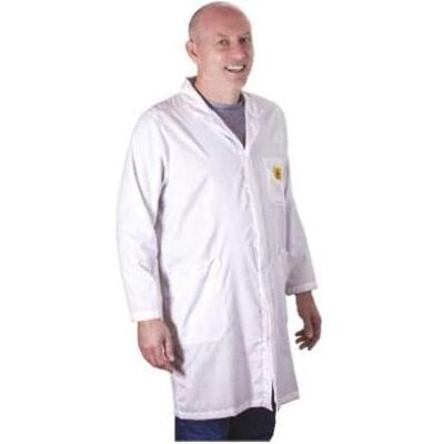 RS PRO, Arbeitsjacke, ESD Unisex Lab Coat, Small (S) RS PRO, Arbeitsjacke, ESD Unisex Lab Coat, Small (S)