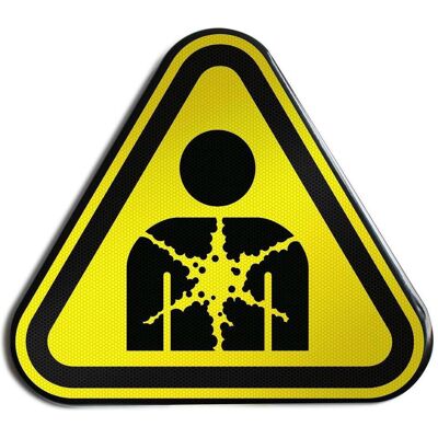 Brady, Sicherheitskennzeichnung, ISO Sicherheitsschild - Warnung gesundheitsgefährdende Stoffe oder Gemischen (W071), Alumin Brady, Sicherheitskennzeichnung, ISO Sicherheitsschild - Warnung gesundheitsgefährdende Stoffe oder Gemischen (W071), Alumin