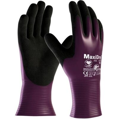 ATG, Schutzhandschuhe, Chemikalienhandschuhe MaxiDry 56-426 Grösse 8 lila/schwarz EN 388 PSA-Kategorie III (8) ATG, Schutzhandschuhe, Chemikalienhandschuhe MaxiDry 56-426 Grösse 8 lila/schwarz EN 388 PSA-Kategorie III (8)